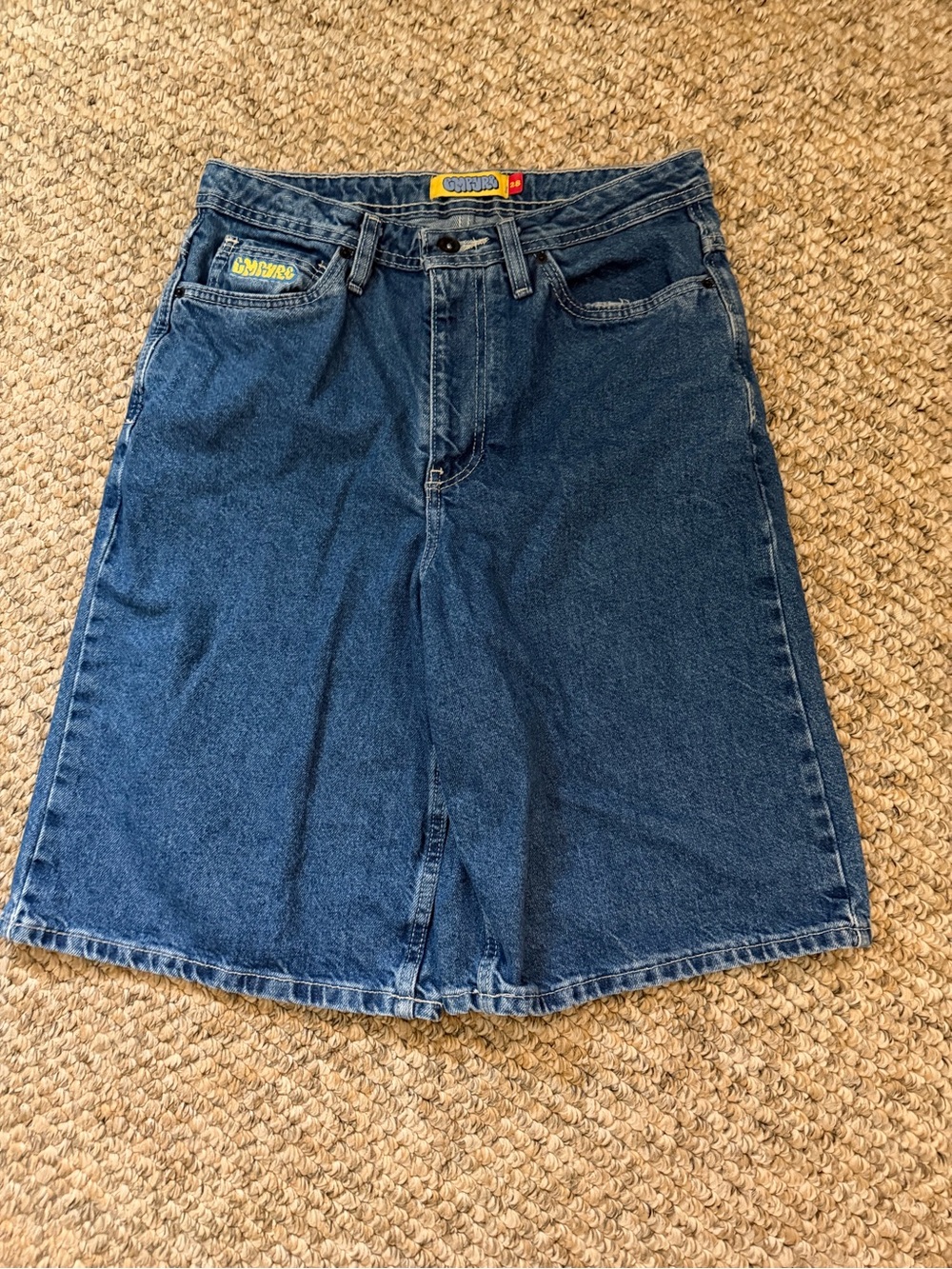 Stanley Men’s Dark Blue Relaxed Denim Shorts